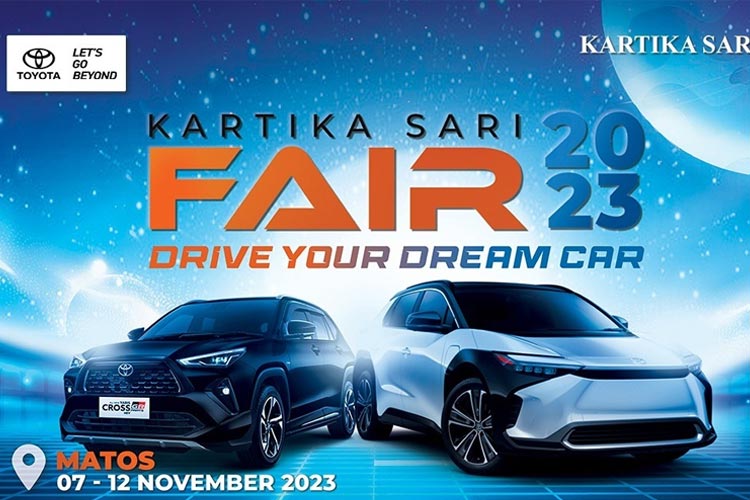 Diler Toyota Kartika Sari Malang menghadirkan banjir bonus dan aneka promo menarik di ajang Kartika Sari Fair 2023 yang berlangsung di Malang Town Square (Matos) 7-12 November 2023. 