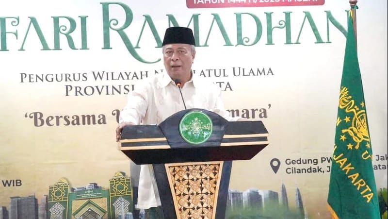 Rais Syuriah PWNU DKI Jakarta KH Muhyidin Ishaq