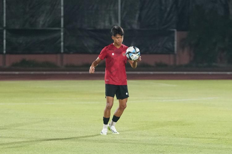 Gelandang muda Figo Dennis siap membela timnas U-17 Indonesia (Foto: PSSI)