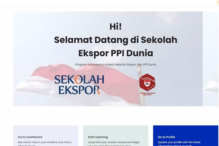 Roberto Evans, Learning Management System Specialist Inbis PPI Dunia melalui Sekolah Eskpor. (Foto: PPI Dunia)