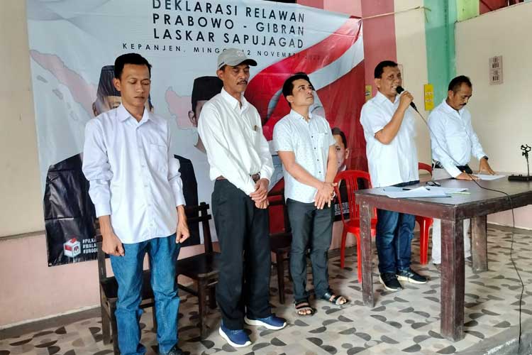 Relawan Laskar Sapu Jagad Siap Menangkan Prabowo-Gibran