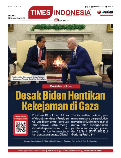 Edisi Selasa 14 November 2023: E-Koran, Bacaan Positif Masyarakat 5.0 