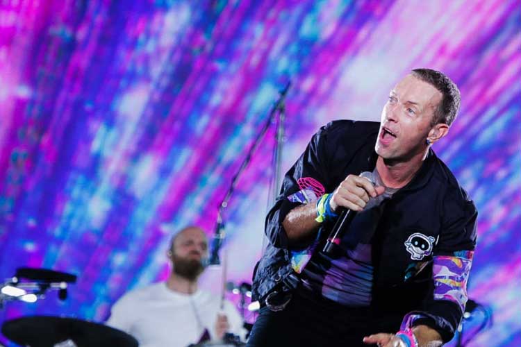 Konser Coldplay di Jakarta. (FOTO: VIVA/M Ali Wafa)
