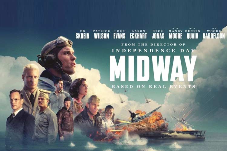 Poster film tentang pilot pesawat tempur berjudul Midway (Foto: imdb)