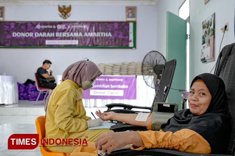 Dukung Pelaku UMKM, Amartha Gelar Donor Darah dan Kelas Literasi Keuangan