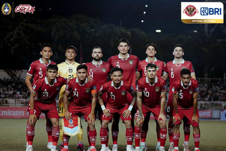 Skuad Timnas Indonesia saat melawan Filipina di Kualifikasi Piala Dunia 2026. (Foto: Dok PSSI)
