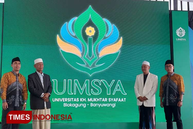 Detik-detik Launching IAIDA Blokagung menjadi UIMSYA. (FOTO : Anggara Cahya /TIMES Indonesia)