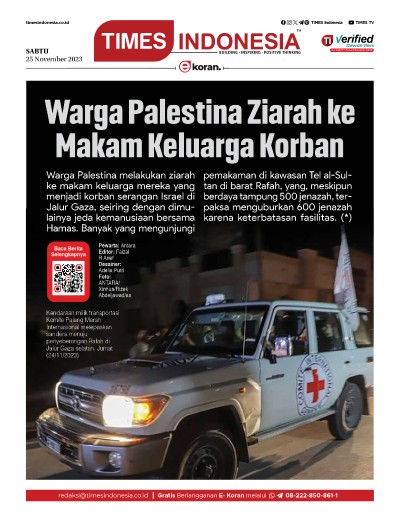 Edisi Sabtu, 25 November 2023: E-Koran, Bacaan Positif Masyarakat 5.0