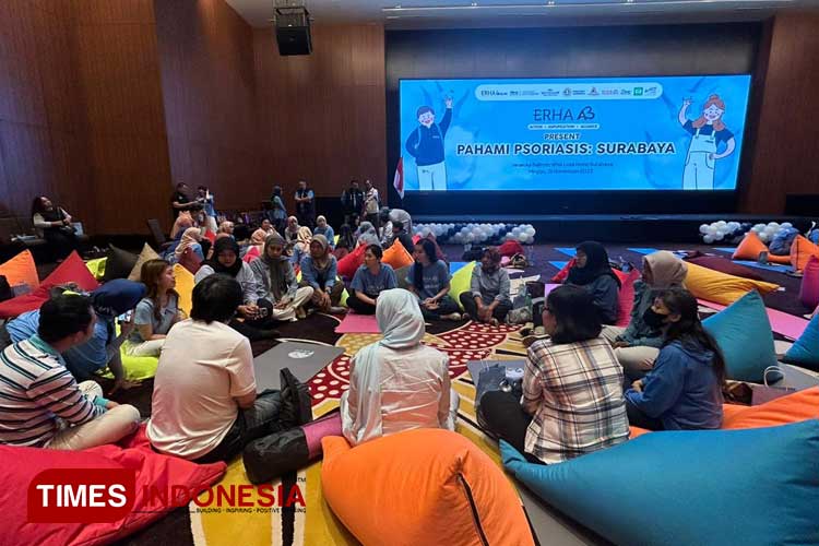 Yoga Bersama, Pejuang Psoriasis Kampanyekan Psoriasis Bukan Penyakit Menular