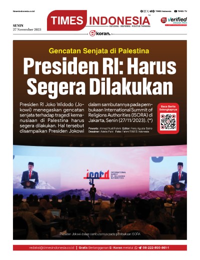 Edisi Senin, 27 November 2023: E-Koran, Bacaan Positif Masyarakat 5.0
