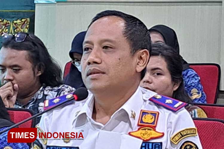 Kepala Dinas Perhubungan Kota Yogjakarta, Agus Arif Nugroho. (FOTO: Olivia Rianjani/TIMES Indonesia)