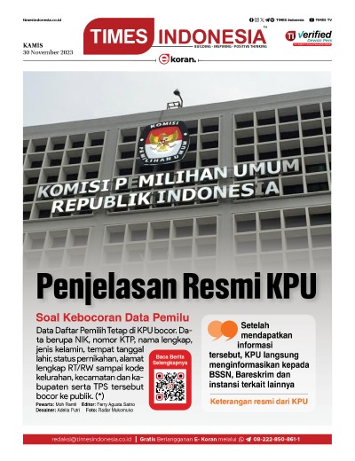Edisi Kamis, 30 November 2023: E-Koran, Bacaan Positif Masyarakat 5.0