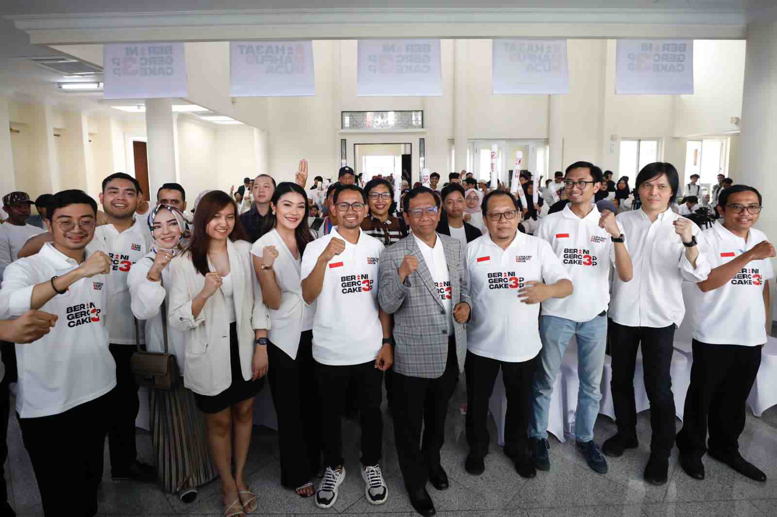 Budy Sugandi bersama Cawapres 03 Mahfud MD dan Sahabat Mahfud Muda