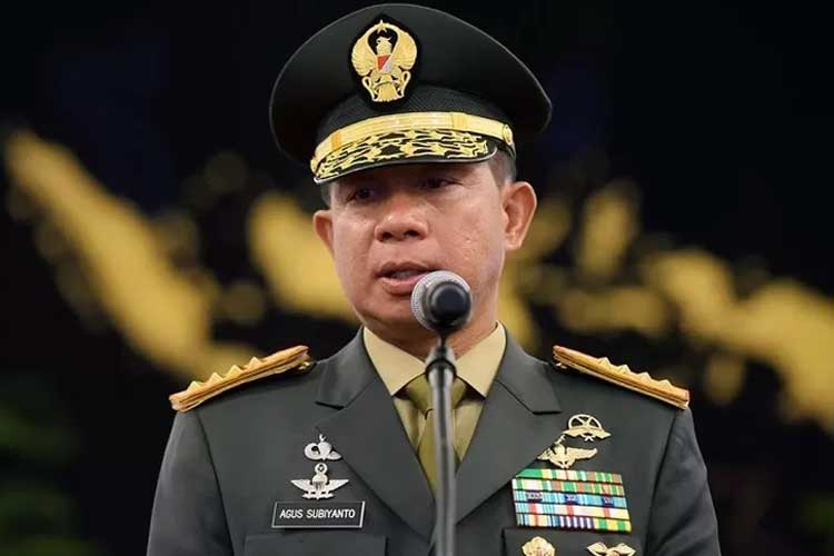 Panglima TNI Jenderal TNI Agus Subiyanto. (foto: dok TNI AD) 