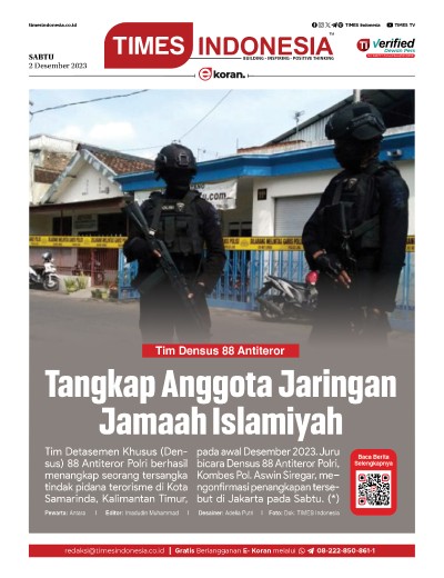 	Edisi Sabtu, 2 Desember 2023: E-Koran, Bacaan Positif Masyarakat 5.0