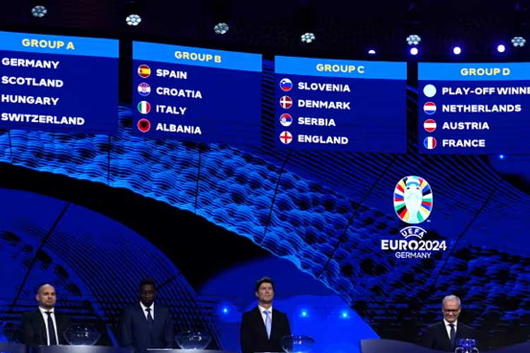 Undian Euro 2024, Spanyol, Kroasia, dan Italia Bergabung di Grup Neraka