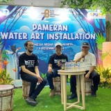 Tinjau Pameran Water Art Installation, Menteri PUPR RI Tekankan Pentingnya Manajemen Air