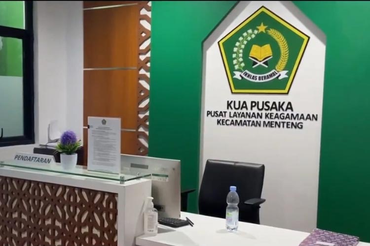 Kantor Pelayanan KUA Kecamatan Menteng. (FOTO: Instagram KUA Kecamatan Menteng) 