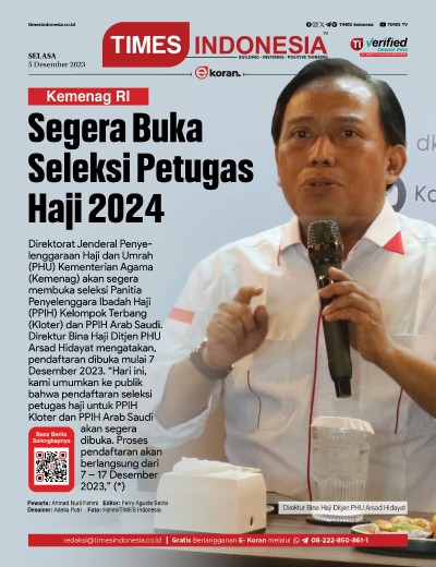 Edisi Selasa, 5 Desember 2023: E-Koran, Bacaan Positif Masyarakat 5.0