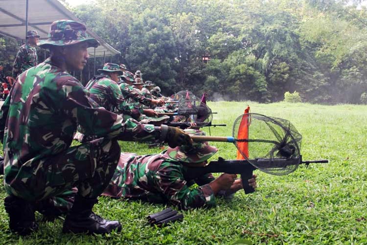 Asah dan Tingkatkan Keterampilan Menembak, Kodim 0705/ Magelang Gelar Latbak Jatri