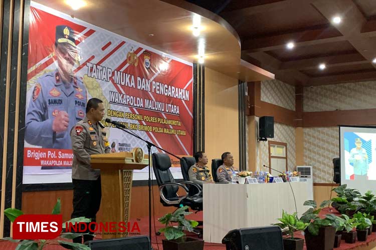 Kapolres Kabupaten Morotai AKBP Agung Cahyono, S.IK, Rabu, 6 Desember 2023. (Foto: Munces For TIMES Indonesia).