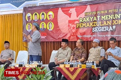 100 Petisi Yogyakarta Desak DPR Makzulkan Presiden Joko Widodo - TIMES ...