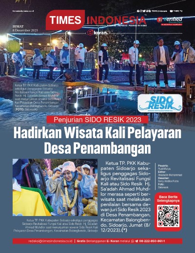 Edisi Jumat, 8 Desember 2023: E-Koran, Bacaan Positif Masyarakat 5.0