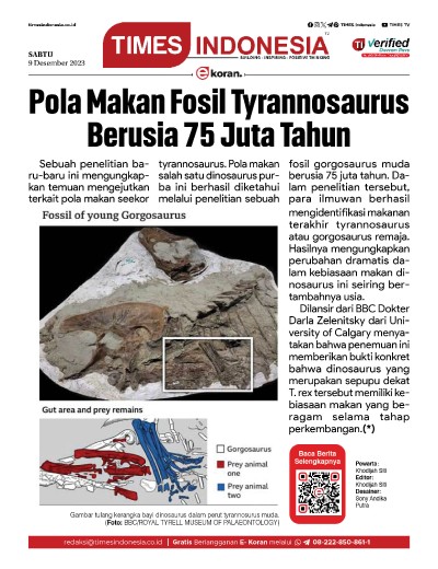 	Edisi Sabtu, 9 Desember 2023: E-Koran, Bacaan Positif Masyarakat 5.0