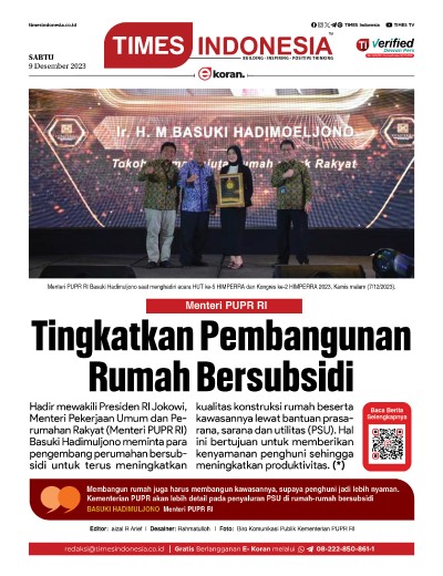 Edisi Sabtu 9 Desember 2023: E-Koran, Bacaan Positif Masyarakat 5.0 