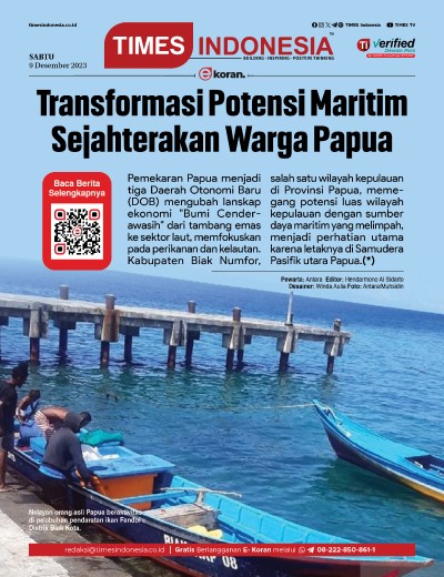 	Edisi Sabtu, 9 Desember 2023: E-Koran, Bacaan Positif Masyarakat 5.0