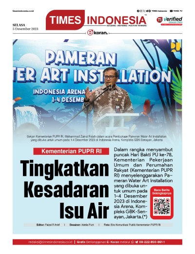 Edisi Selasa, 5 Desember 2023: E-Koran, Bacaan Positif Masyarakat 5.0