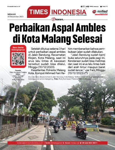 	Edisi Minggu, 10 Desember 2023: E-Koran, Bacaan Positif Masyarakat 5.0