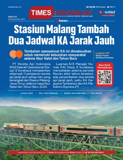 	Edisi Minggu, 10 Desember 2023: E-Koran, Bacaan Positif Masyarakat 5.0