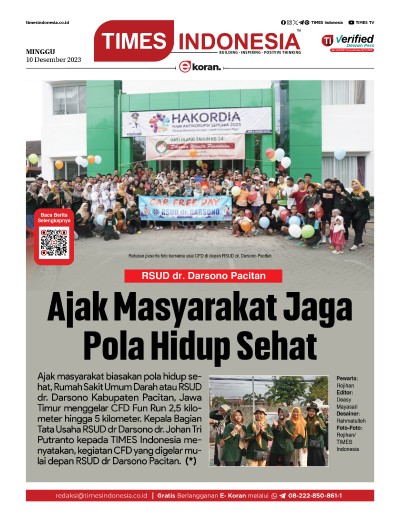 Edisi Minggu 10 Desember 2023: E-Koran, Bacaan Positif Masyarakat 5.0 