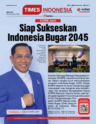 Edisi Minggu 10 Desember 2023: E-Koran, Bacaan Positif Masyarakat 5.0 