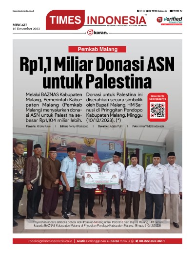 Edisi Minggu 10 Desember 2023: E-Koran, Bacaan Positif Masyarakat 5.0 