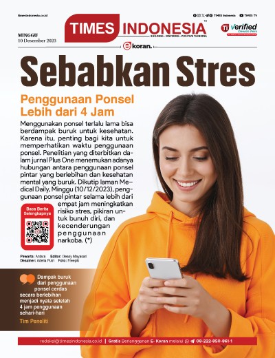 Edisi Minggu 10 Desember 2023: E-Koran, Bacaan Positif Masyarakat 5.0 