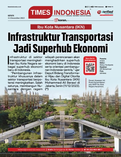 Edisi Senin, 11 Desember 2023: E-Koran, Bacaan Positif Masyarakat 5.0