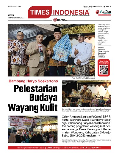 Edisi Senin, 11 Desember 2023: E-Koran, Bacaan Positif Masyarakat 5.0