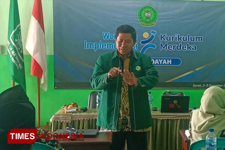 Ketua Pergunu Kabupaten Gresik dalam suatu kesempatan (Foto: Akmal/TIMES Indonesia)