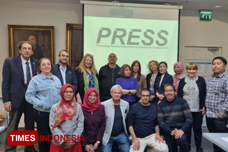 Kunjungan delegasi FMIPA Universitas Negeri Malang di project PRESS di Eropa. (FOTO: AJP TIMES Indonesia)