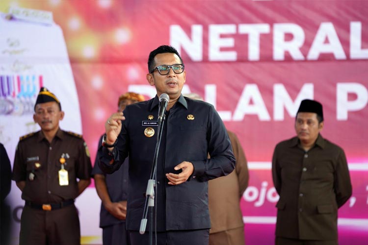 Pj Wali Kota Mojokerto Tekankan ASN Harus Netral Dalam Pemilu 2024