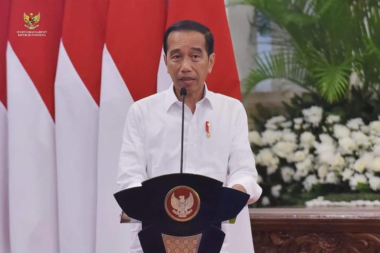 Presiden Jokowi (Joko Widodo) saat di Istana. (FOTO: Setkab)