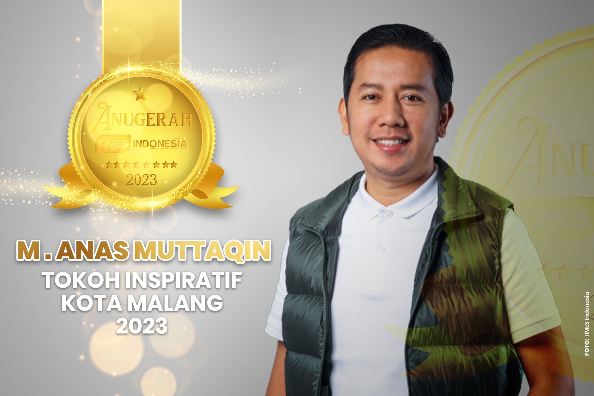 Tokoh Inspiratif ATI Kota Malang 2023, Anas Muttaqin.