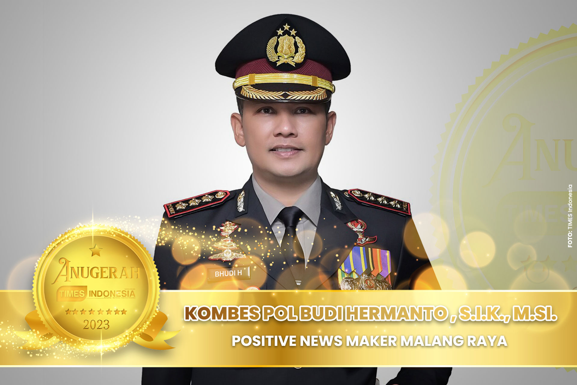 Positive News Maker Malang Raya, Kombes Pol Budi Hermanto.