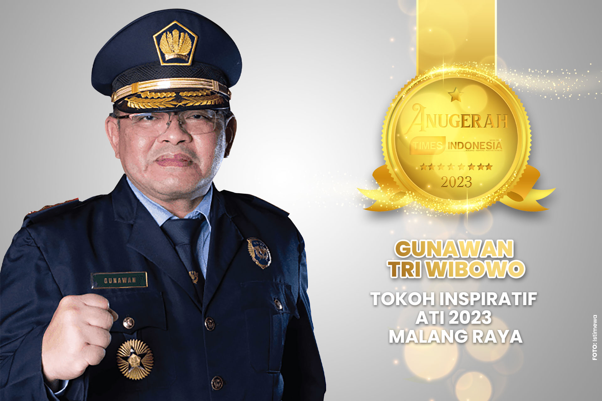 Tokoh Inspiratif ATI 2023 Malang Raya, Gunawan Tri Wibowo.