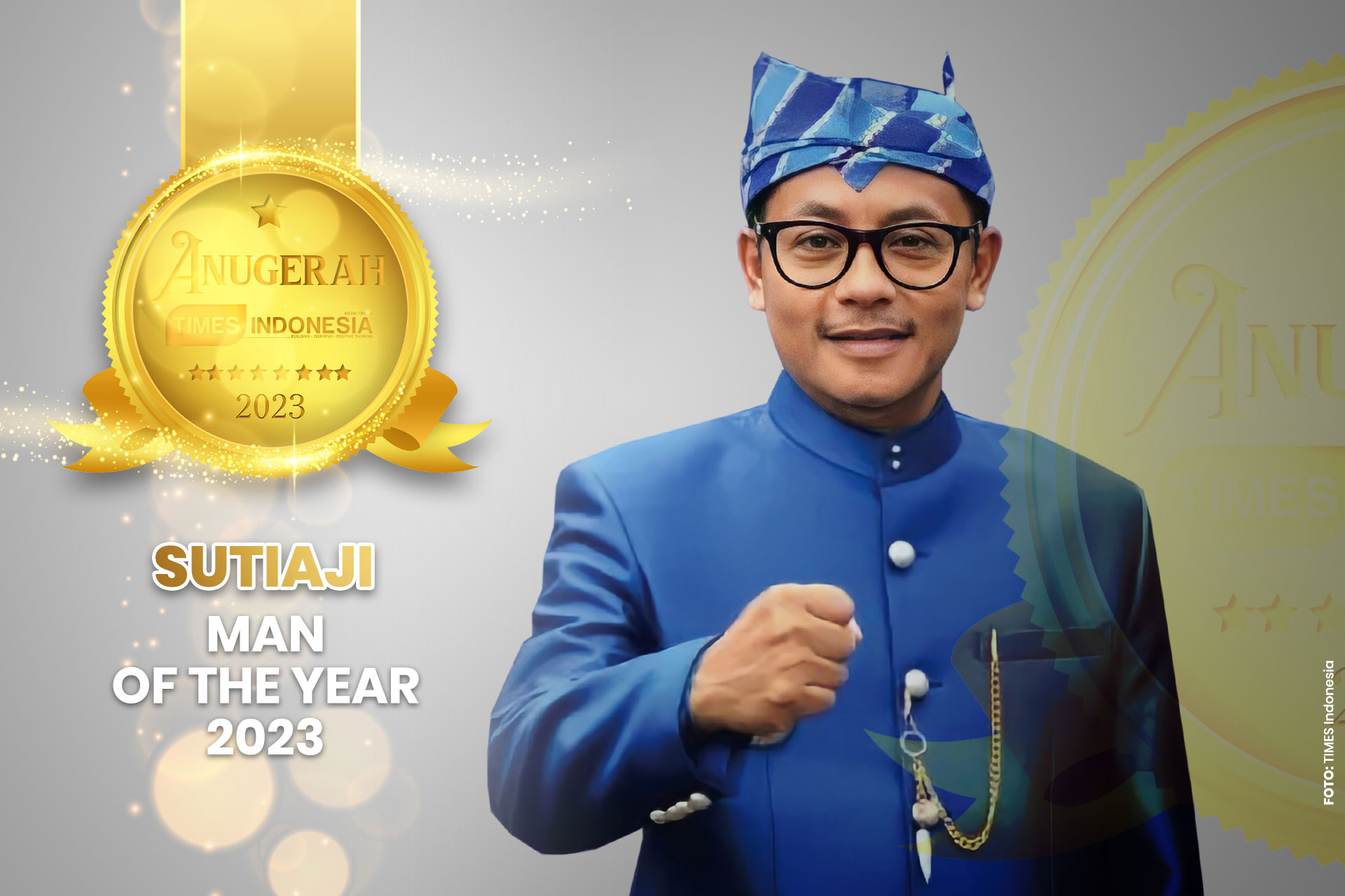 Sutiaji Raih Man of The Year ATI 2023 Kota Malang TIMES Indonesia