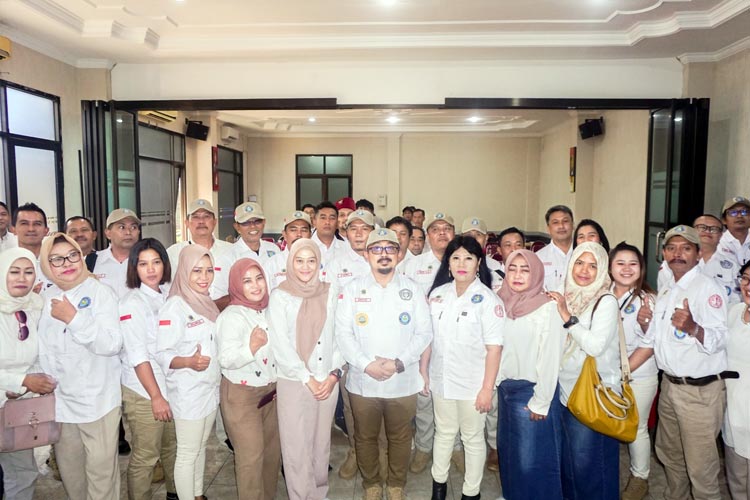 Dwi Indrotito Cahyono, SH, Ketua DPC GANN Malang Raya saat memberikan paparan dalam acara Raker GANN Malang Raya di Edutel SMKN 3 Kota Malang, Sabtu (16/12/2023)