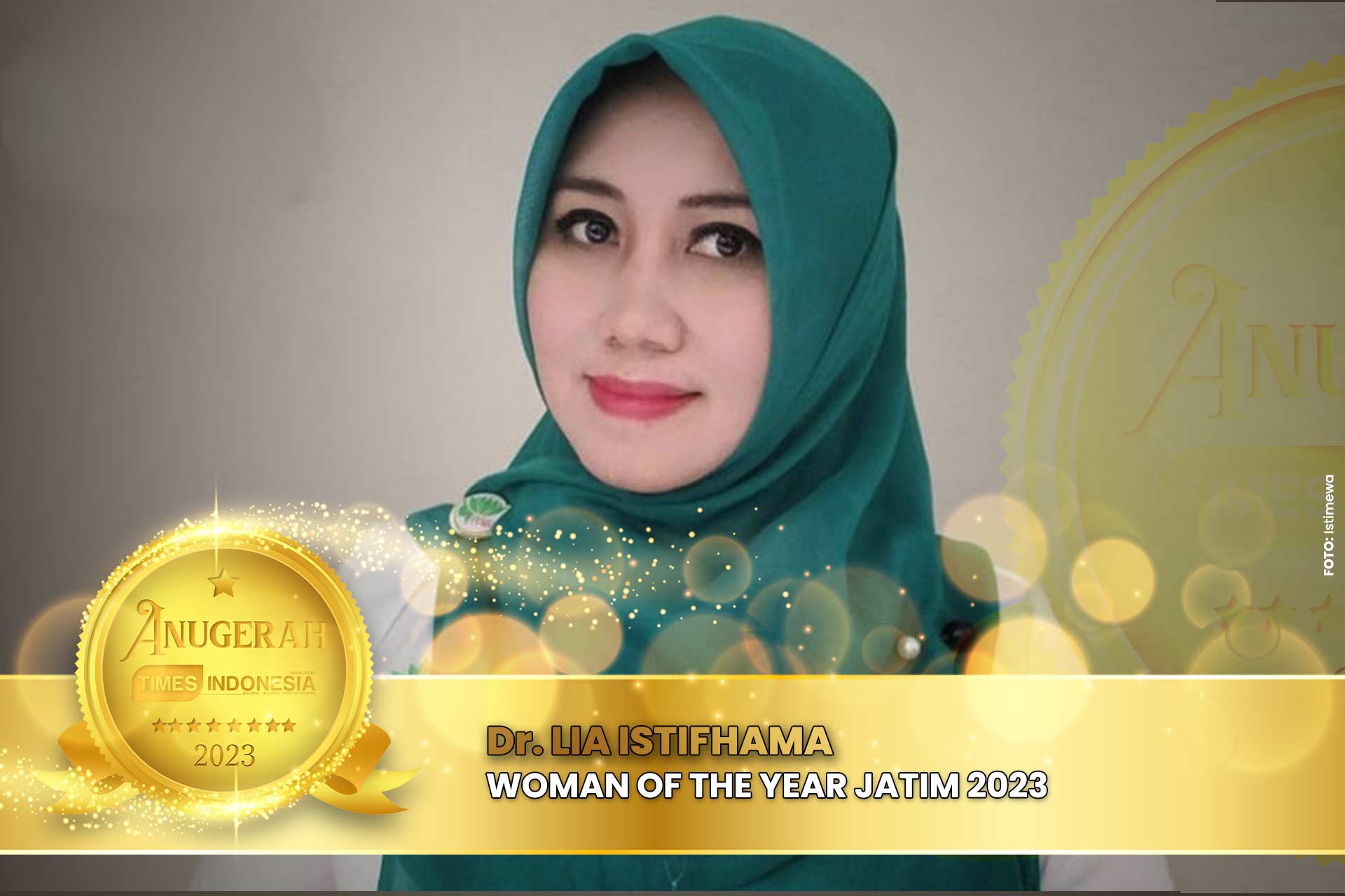 Lia Istifhama, Woman of The Year Jatim 2023 Tokoh Peduli Pertanian dan Perhutanan Sosial