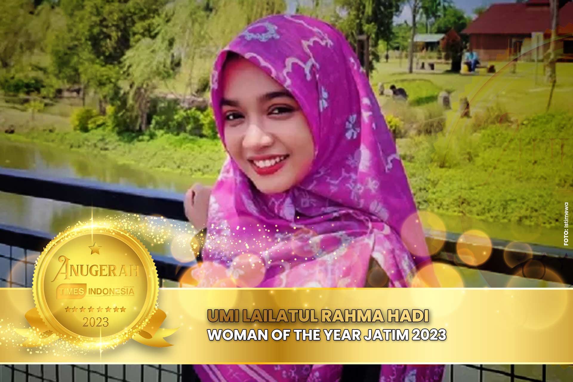 Umi Laila Rahma Hadi, Woman Of The Year Jatim 2023 Tokoh Milenial ...